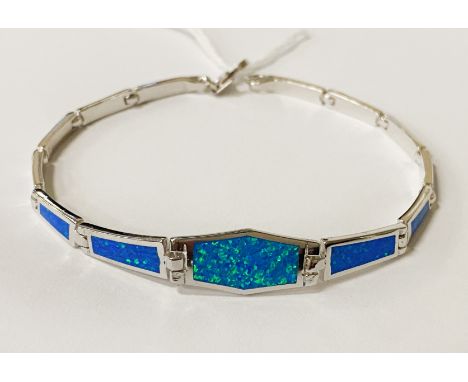 STERLING SILVER OPAL BRACELET