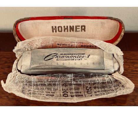 HOHNER CHROMONICA II HARMONICA, APPROX 16.5cm LONG