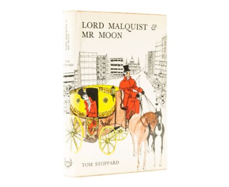 Stoppard (Tom) Lord Malquist &amp; Mr Moon, first English edition, signed by the author on half-title, ink names erased from 