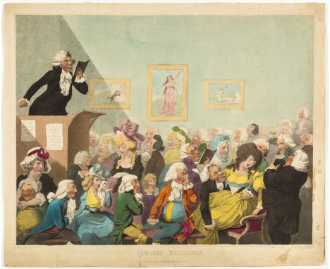 Caricatures.- Knight (Charles) Comic Readings [and] Tragic Readings, after R. Boyle, stipple-engravings with hand-colouring, 