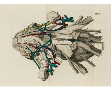 Ear, Nose &amp; Throat.- Soemmering (Samuel Thomas) Icones organorum humanorum olfactus, first edition in Latin, 5 engraved p