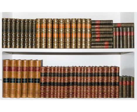 Bindings.- Dickens (Charles) [The Works], 20 vol. only (of 21), The Charles Dickens edition, plates, previous owner's ink sig