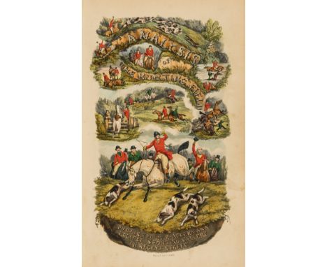 Alken (Henry).- [Apperley (Charles James)] The Analysis of the Hunting Field, first edition, hand-coloured additional title a