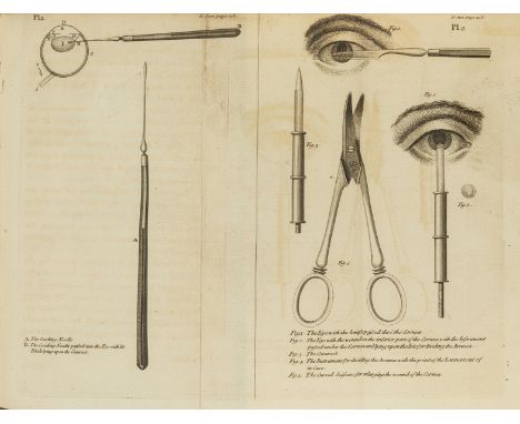 Ophthalmology.- Warner (Joseph) A Description of the Human Eye, first edition, half-title, final advertisement leaf, 2 engrav