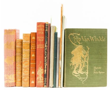 Irving (Washington) Rip Van Winkle, illustrated by Arthur Rackham, tipped-in frontispiece and 50 plates, captioned tissue-gua