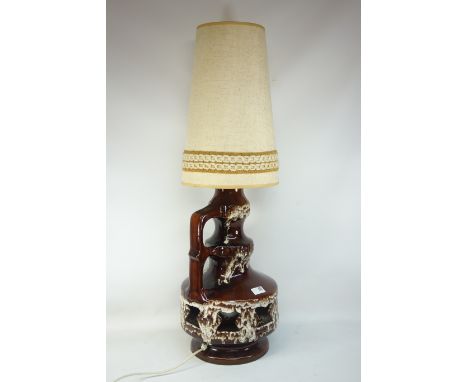 Vintage retro West German lava lamp, marked skandesco underneath, 47cm  Condition Report Click here for further images, condi