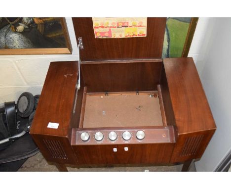 A former hi-fi cabinet lacking record player