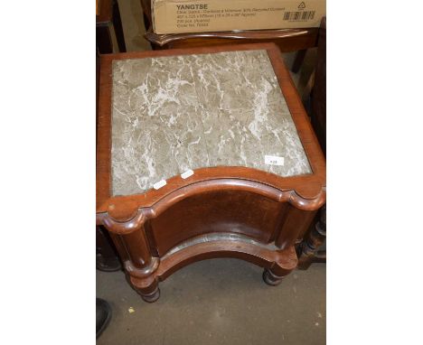 A Victorian step commode
