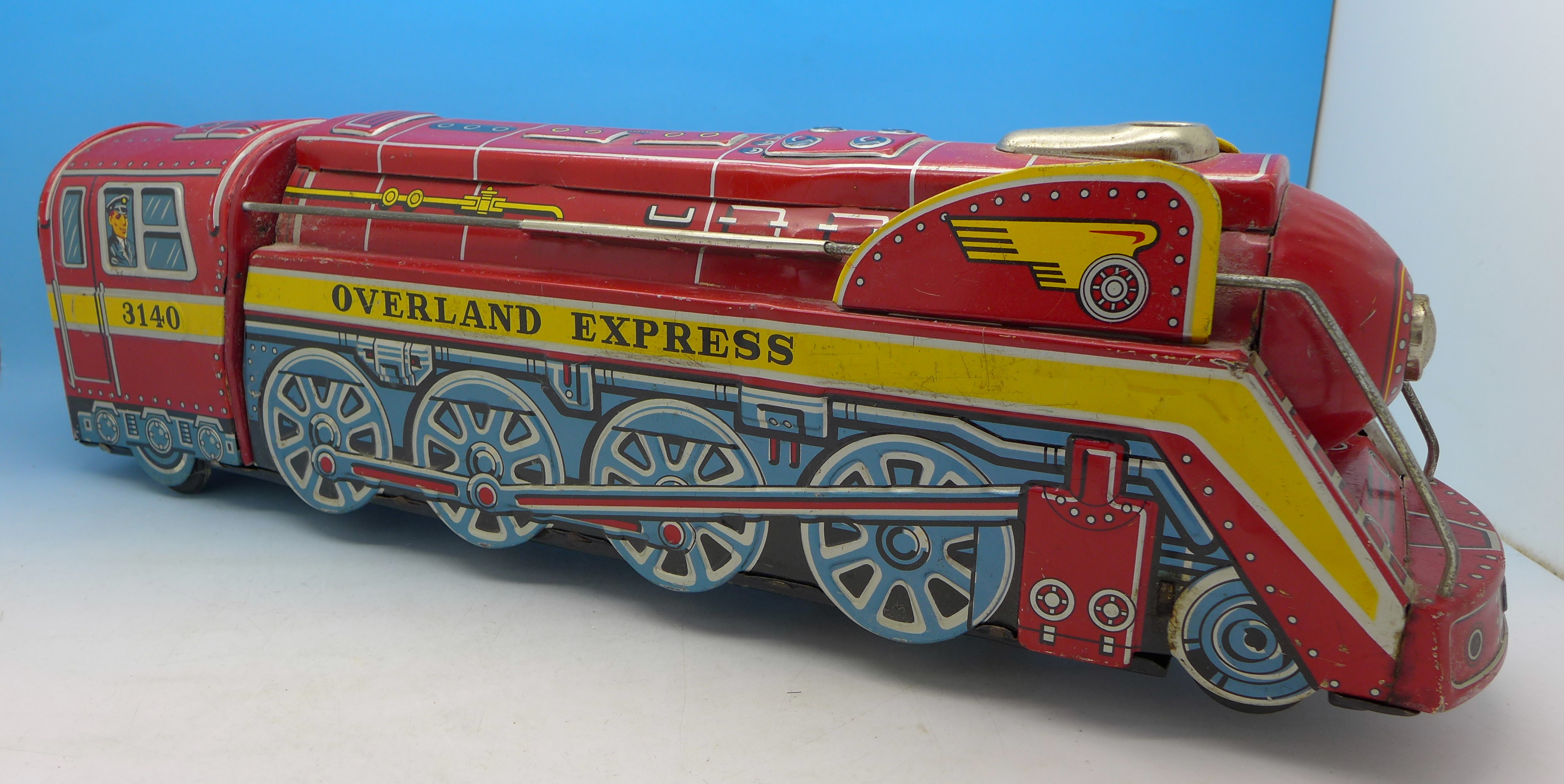 A 1960s Modern Toys Of Japan Battery Operated Tin Plate Overland