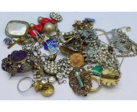 Vintage costume jewellery