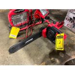 Bauer 16" Electric Chainsaw, Model 20112E-B, 120 VAC