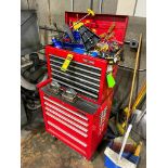 (1) WorkSmart 5-Drawer Rolling Toolbox, (1) Craftsman 6-Drawer Toolbox w/ Assorted Hand Tools
