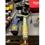 Lincoln 1200 PowerLuber, Series B, 12 V, w/ (2) 12 V Dewalt Batteries & (3) Dewalt Battery Chargers