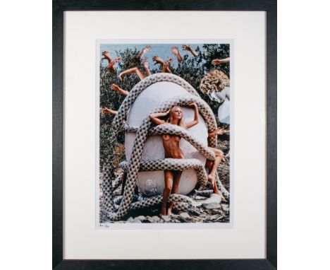 Salvador Dali (Spanish, 1904-1989) with Pompeo Posar (Italian, 1921-2004) I 1973/74 Photographic print Director's edition 1/1