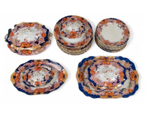 A collection of Blyth Porcelain Co. Ltd. china in 'VERA' pattern c. 1903-1939 To include: [a] A large rectangular platter&nbs