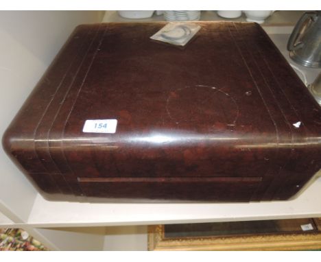 A vintage 'Columbia Suitcase ' bakelite gramophone (sold as untested collectors item)