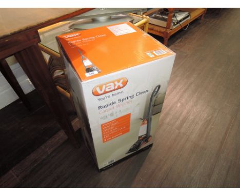 A Vax Rapide spring clean carpet washer, as new, boxed