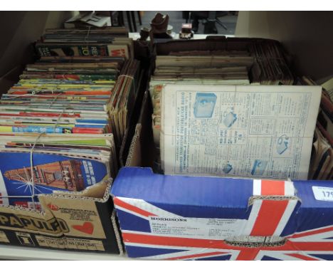 Two boxes of vintage 'Practical Wireless' magazines circa 1965