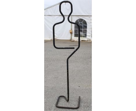 A cast metal Mannequin. H192cm