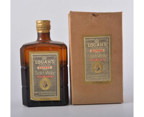 Logan's Superb Scotch Whisky, bottled circa 1960, in carton (very low level, seal appears in tact)