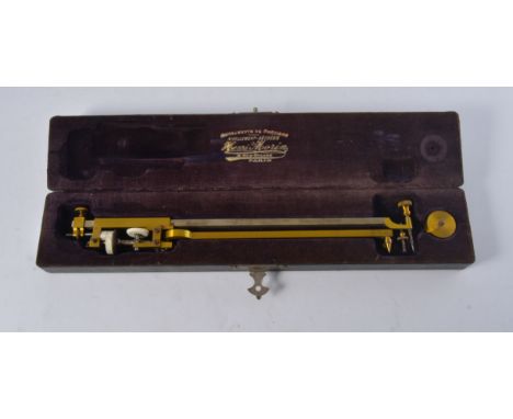 French Planimeter, No.54069, boxed, the box marked Henri Morin, Paris, 32cm.