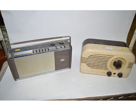 A vintage Ferguson radio; together with a G. Marconi radio. (2)