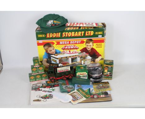 Corgi - Wade - Eddie Stobart - A boxed Eddie Stobart Mega Depot with working light and sound. Also comes with a quantity of E