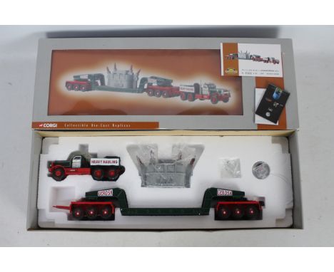 Corgi - Heavy Haulers - A limited edition Diamond T980 with Girder Trailer and transformer load in Gerosa livery number 566 o