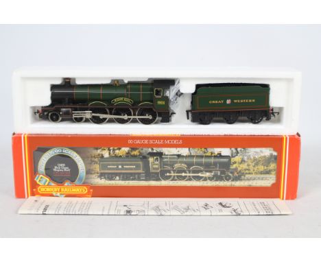 Hornby - A boxed OO Gauge Hall Class - 0-6-0 - Steam Locomotive - #R.313 - Op. No.4930  GWR Livery 'Hagley Hall'. The model a