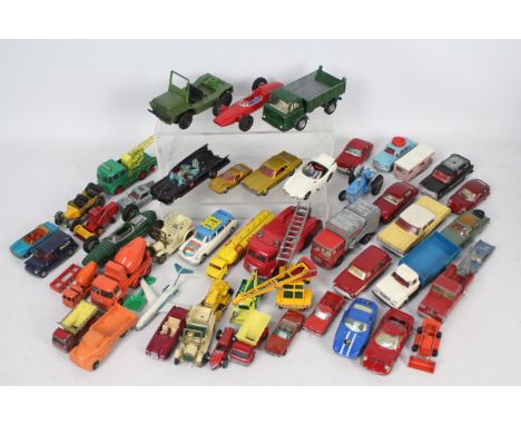 Dinky Toys, Corgi, Matchbox, Lego, Hot Wheels - A collection of unboxed diecast and plastic model vehicles in various scales.