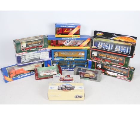 Corgi - Superhaulers - Vitesse - 14 x boxed models including Scania Curtainsider in Knights Of Old livery # TY86624, limited 