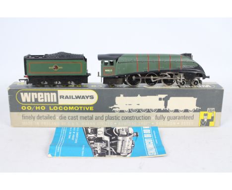 Wrenn - A boxed Wrenn OO gauge W2211 4-6-2 Steam Locomotive and Tender Op.No.60022 'Mallard' in BR green livery. The model ap