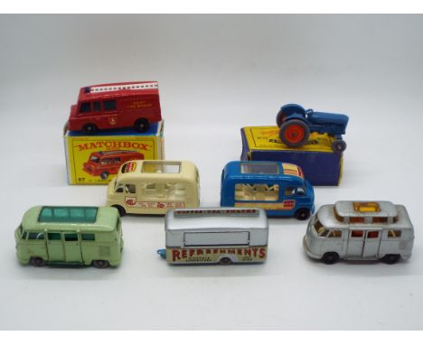 Matchbox, Lesney, Moko - A collection of seven Matchbox Regular Wheels, four of which are boxed. Boxed examples include Match