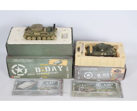 Corgi - Two boxed Limited Edition diecast 1:50 scale military vehicles from Corgi's 'D-Day 60th Anniversary' series. Lot cons