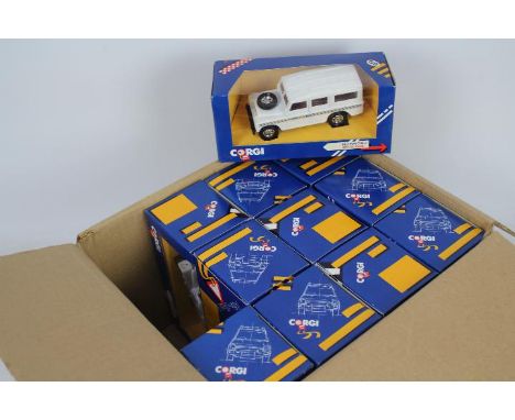 Corgi - 11 x unopened Corgi 1:36 scale Land Rover models in special issue Norweb plc livery. They are unsold shop stock which