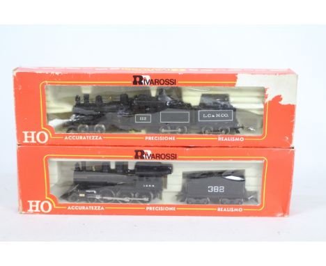 Rivarossi 2 x boxed HO Gauge steam locos, a 4-6-0 'Casey Jones' Illinois Central Rail Road engine operating number 382 # 1204