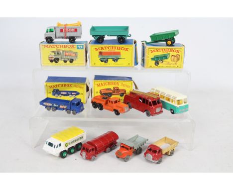 Matchbox, Lesney, Moko - A collection of 11 Matchbox Regular Wheels, five of which are boxed. Boxed examples include Matchbox