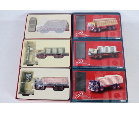 Corgi - Three boxed Limited Edition diecast 1:50 scale model trucks from the Corgi 'Passage of Time' series. Lot consists of 