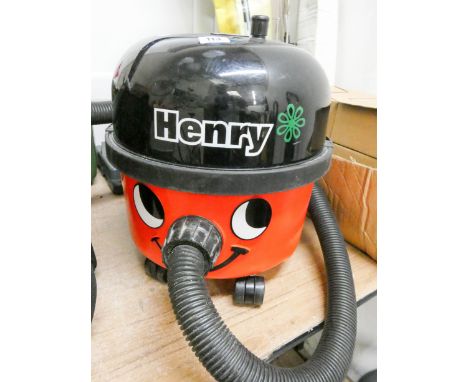 A Henry hoover, with tools 