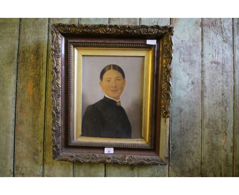 Framed portrait painting
