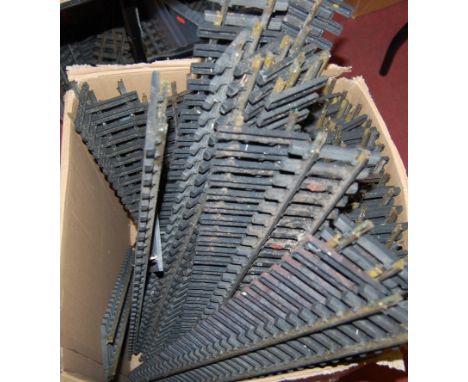 One box containing a quantity of used LGB G scale track, various lengths and curves included