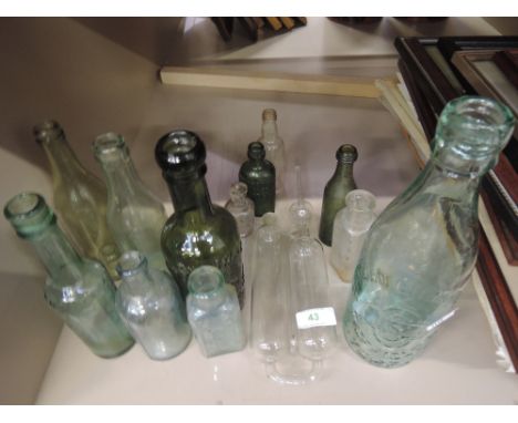 A selection of vintage bottles including Duncan Gilmour, Sheffield and Liverpool