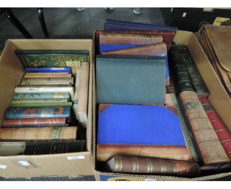 Two boxes of vintage volumes