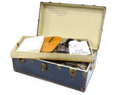 A large quantity of haberdashery related items, to include branding labels for Lawrence Clarke of 43 Silver Street, some lini