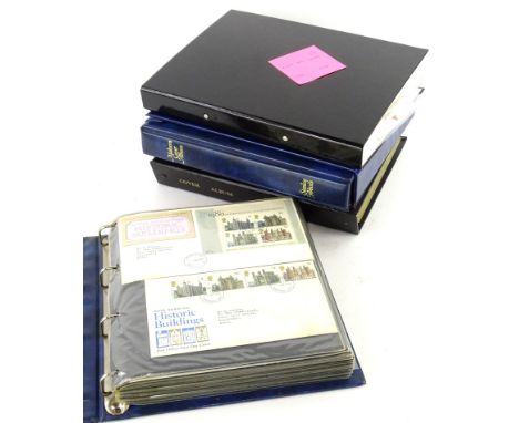 Three albums of first day covers, each relating to World Wildlife Fund.  