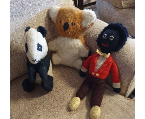 Trio of Vintage Teddy Bears inc Robertsons Jam Bear Notice from the the-saleroom.com: These items are listed on the basis the