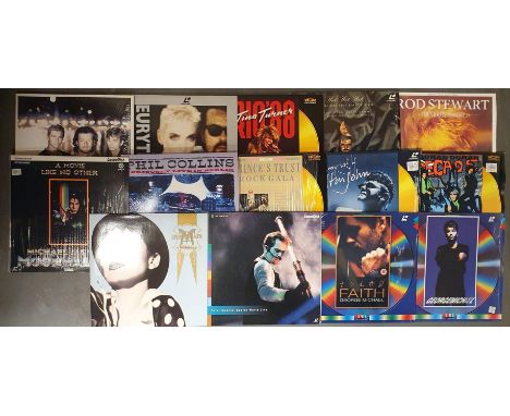 Pop Music Laserdisc Movie Films, set of 14, inc Madonna, MoonWalker Michael Jackson etc