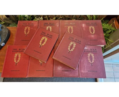 The War Illustrated Set of Ten Book Volumes by Hammerton - Militaria/Army Interest