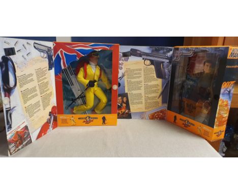 James Bond 007 Hasbro Pair of Action Man Dolls from Goldeneye &amp; The Spy Who Loved Me