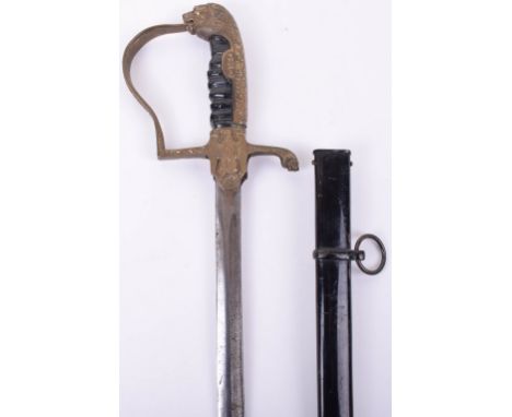 Scarce German Army Officers F W Holler Model 21 Sword, good example of the special pattern sword produced by F W Holler known